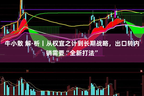 牛小散 解·析丨从权宜之计到长期战略，出口转内销需要“全新打法”