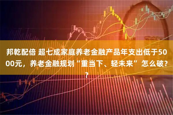邦乾配倍 超七成家庭养老金融产品年支出低于5000元，养老金融规划“重当下、轻未来” 怎么破？