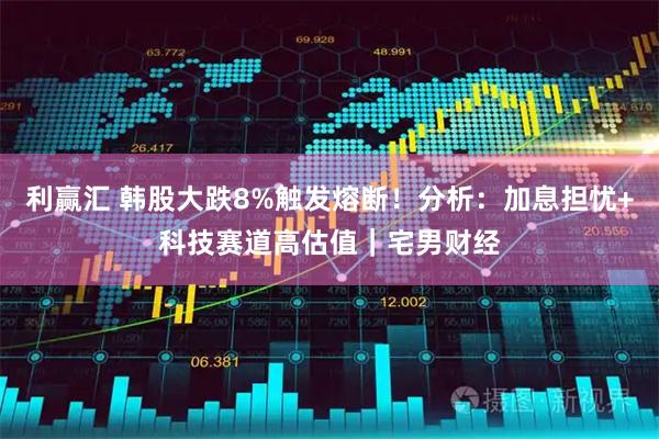 利赢汇 韩股大跌8%触发熔断！分析：加息担忧+科技赛道高估值｜宅男财经